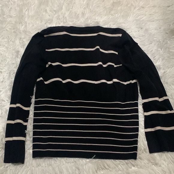 Carlisle Blue/White Stripe Cardigan Set - Picture 8 of 9